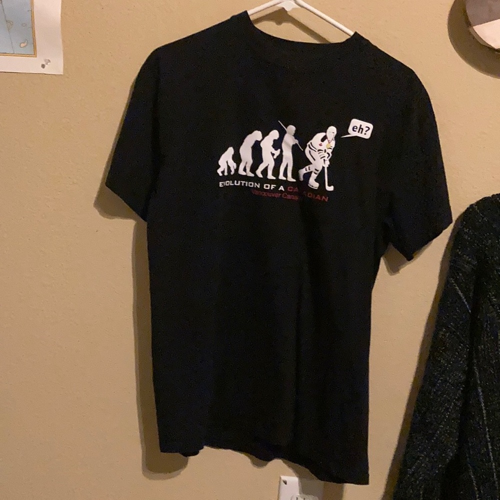 Evolution Of a Canadian Funny Hockey Shirt